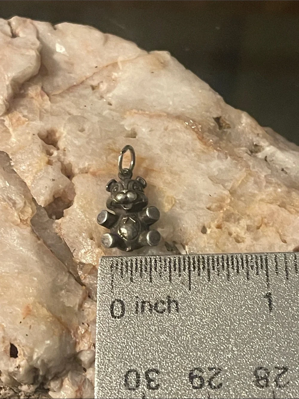 Sterling Silver Teddy Bear Charm